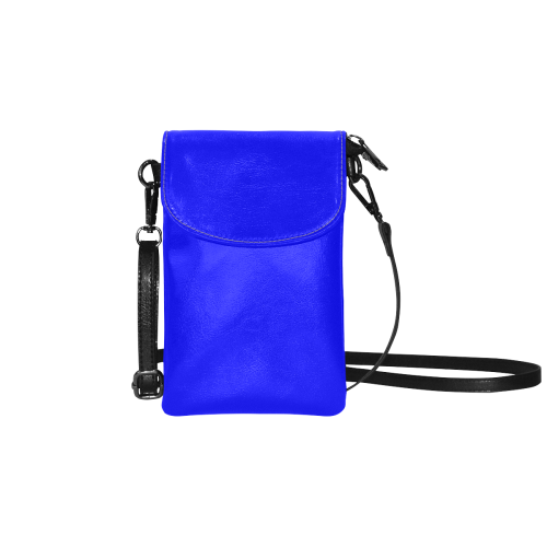 color blue Small Cell Phone Purse (Model 1711)