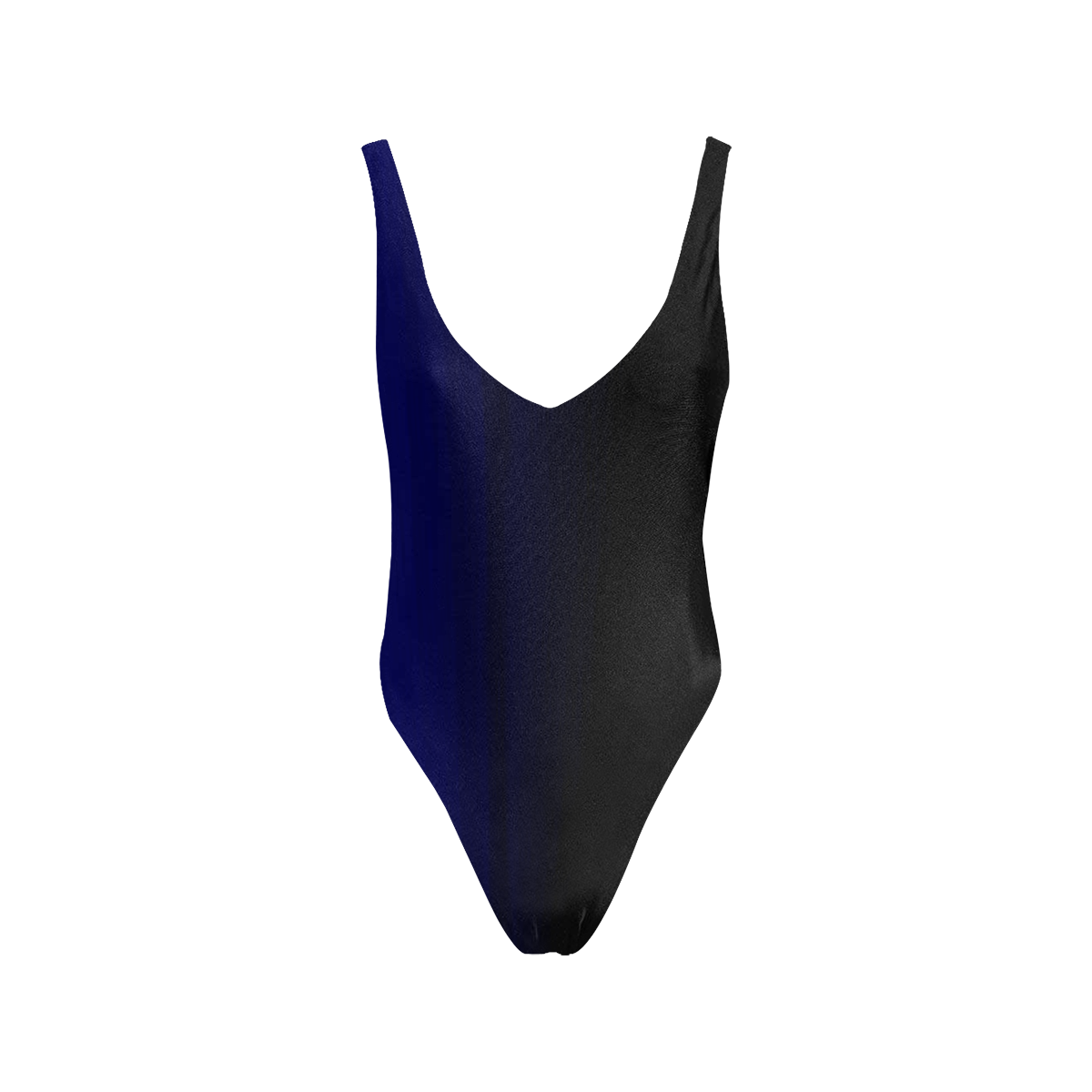Black and blue Sexy Low Back One-Piece Swimsuit (Model S09)
