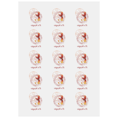 Magical Phoenix Personalized Temporary Tattoo (15 Pieces)