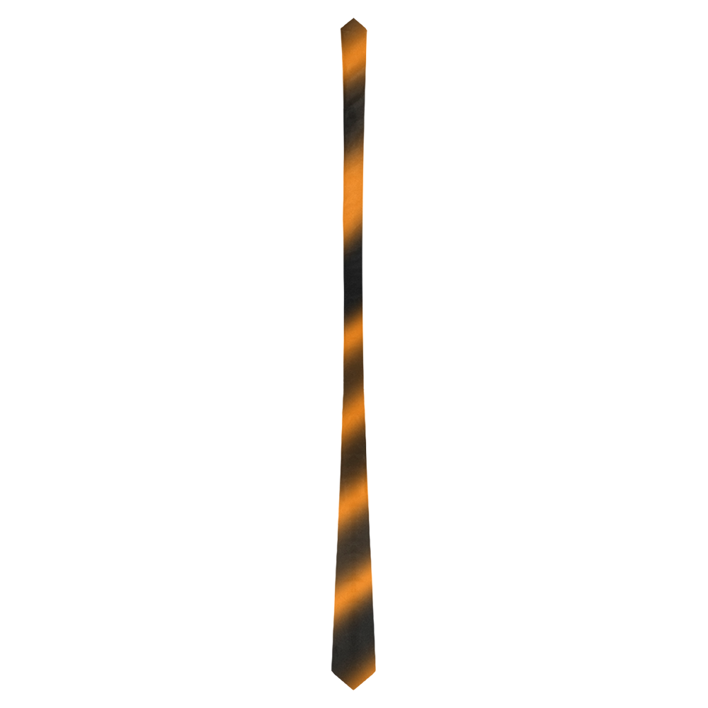 Gold Stripes Classic Necktie (Two Sides)