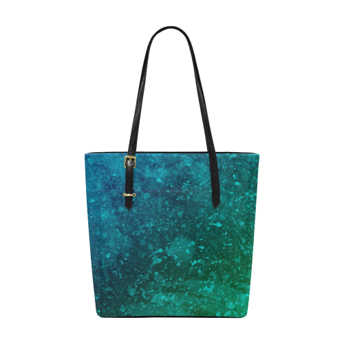 Blue and Green Abstract Euramerican Tote Bag/Small (Model 1655)