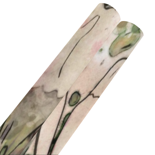 Floral Art Studio 7216 Gift Wrapping Paper 58"x 23" (2 Rolls)