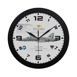 Strike Fighter Squadron 147 Circular Plastic Wall clock