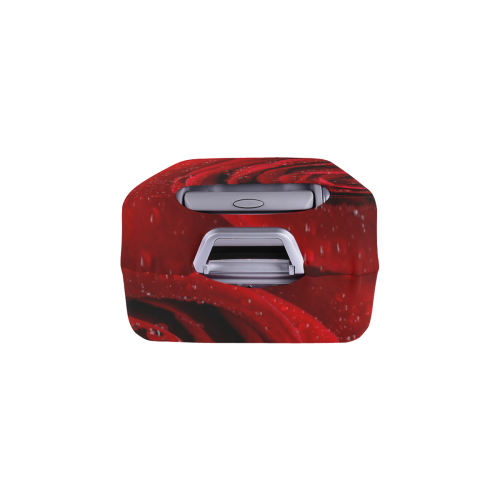 Red rosa Luggage Cover/Medium 22"-25"