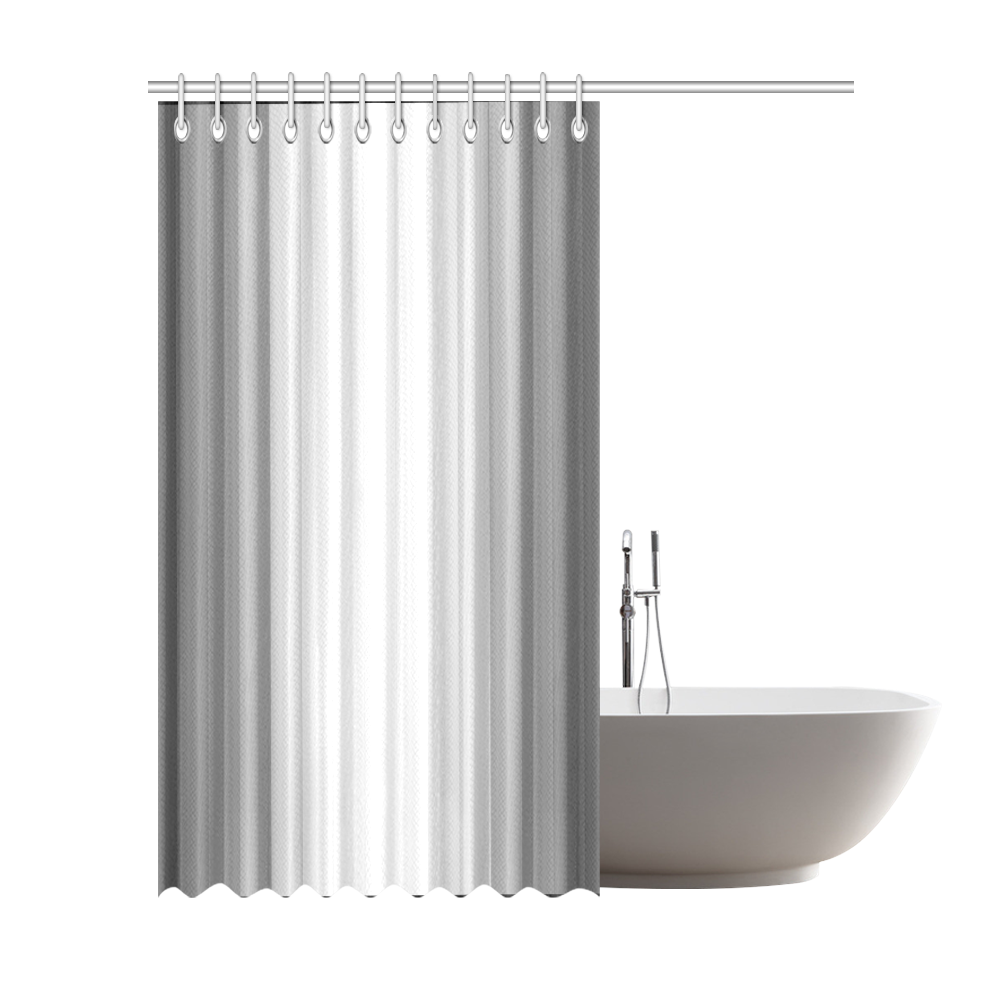 Black, grey, white multicolored stripes Shower Curtain 72"x84"