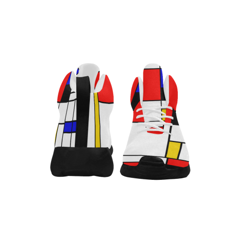 Bauhouse Composition Mondrian Style Men's Chukka Training Shoes (Model 57502)