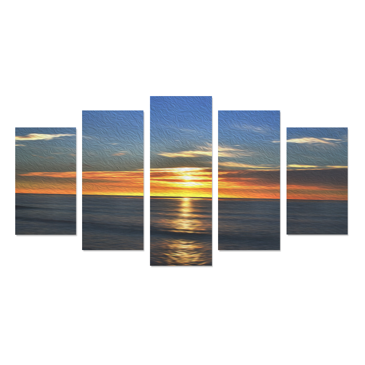 Sunrise Canvas Print Sets A (No Frame)