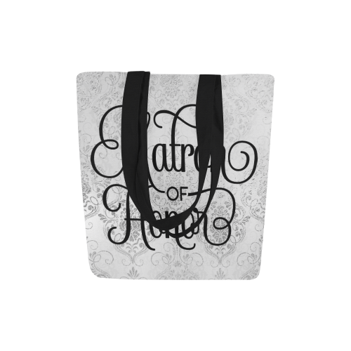 FD's Wedding Collection- Matron of Honor Sliver Tote Bag 53086 Canvas Tote Bag (Model 1657)