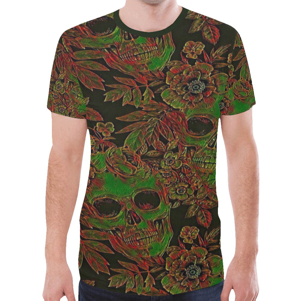 Woke Skulls Irish Festival 1 New All Over Print T-shirt for Men (Model T45)