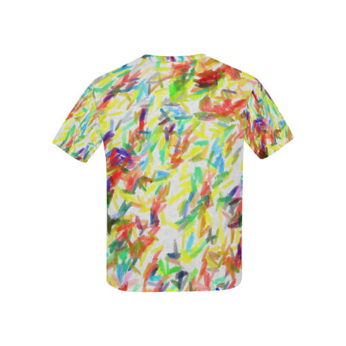 Colorful brush strokes Kids' All Over Print T-shirt (USA Size) (Model T40)