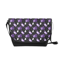 Cute Purple Cats Pattern New Messenger Bag (Model 1667)