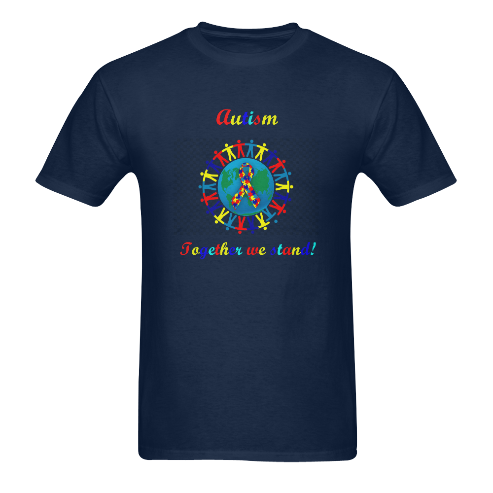 Autism Men's T-Shirt in USA Size (Two Sides Printing)