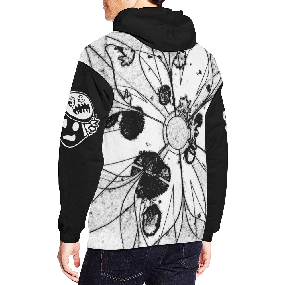 flower hoodie Jack All Over Print Hoodie for Men (USA Size) (Model H13)