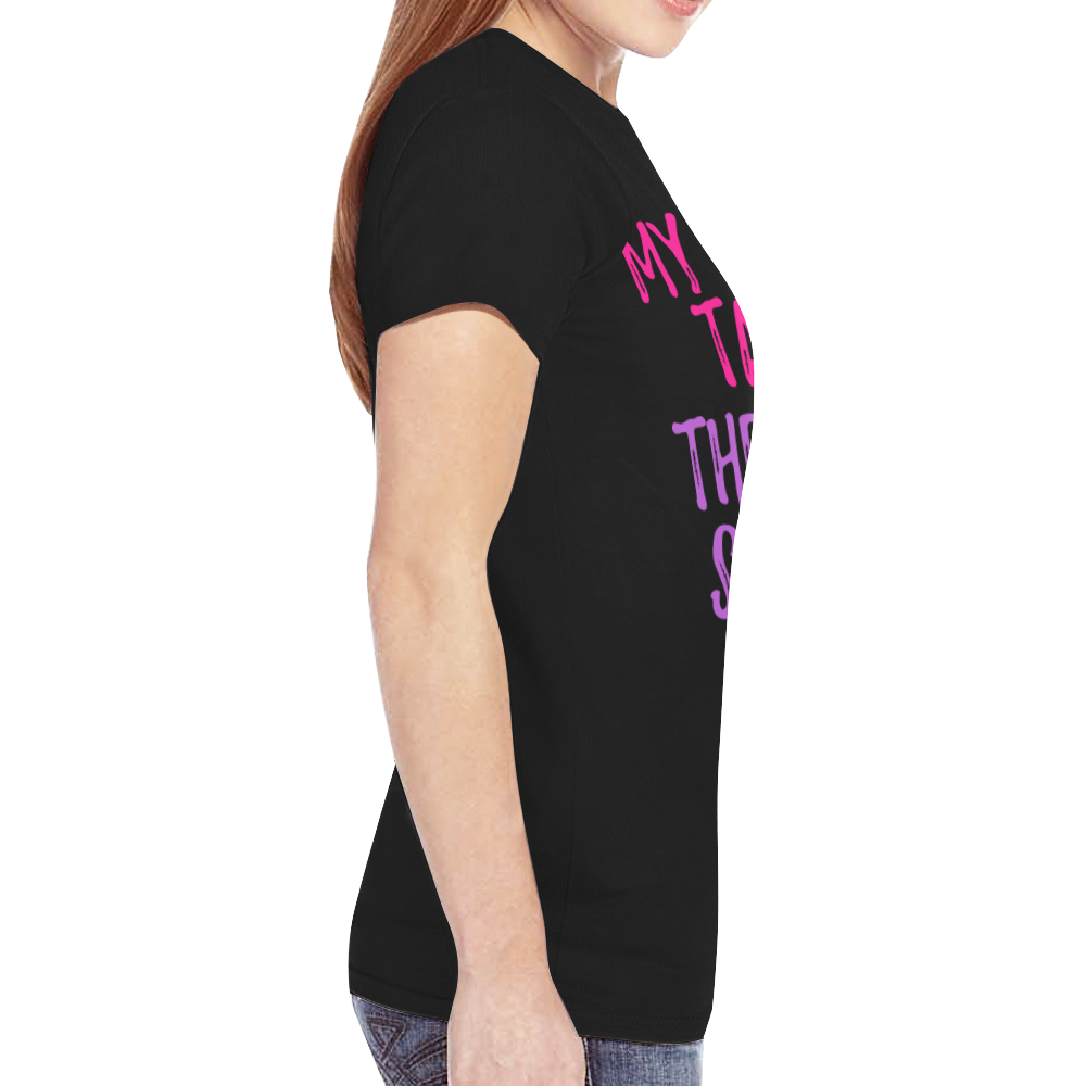 EX Narc Ladies T-shirt New All Over Print T-shirt for Women (Model T45)
