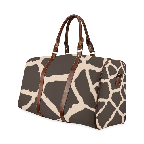 Giraffe Pattern Large Travel Bag Waterproof Travel Bag/Large (Model 1639)