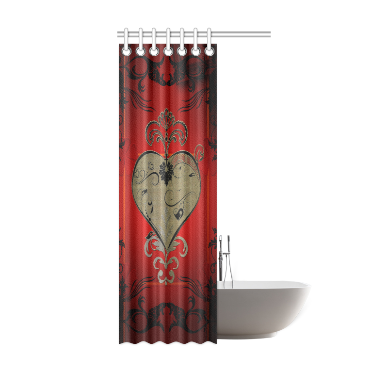 Wonderful decorative heart Shower Curtain 36"x72"