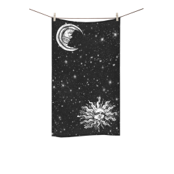 Mystic Sun and Moon Custom Towel 16"x28"