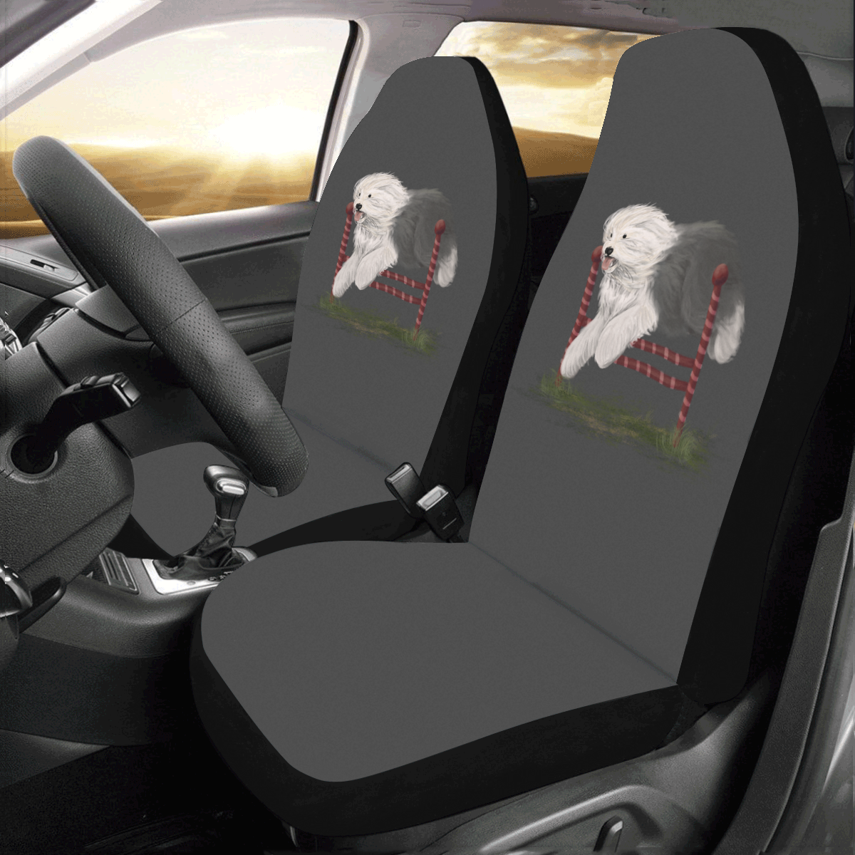 SHEEPIE_AGILITY PNG Car Seat Covers (Set of 2)