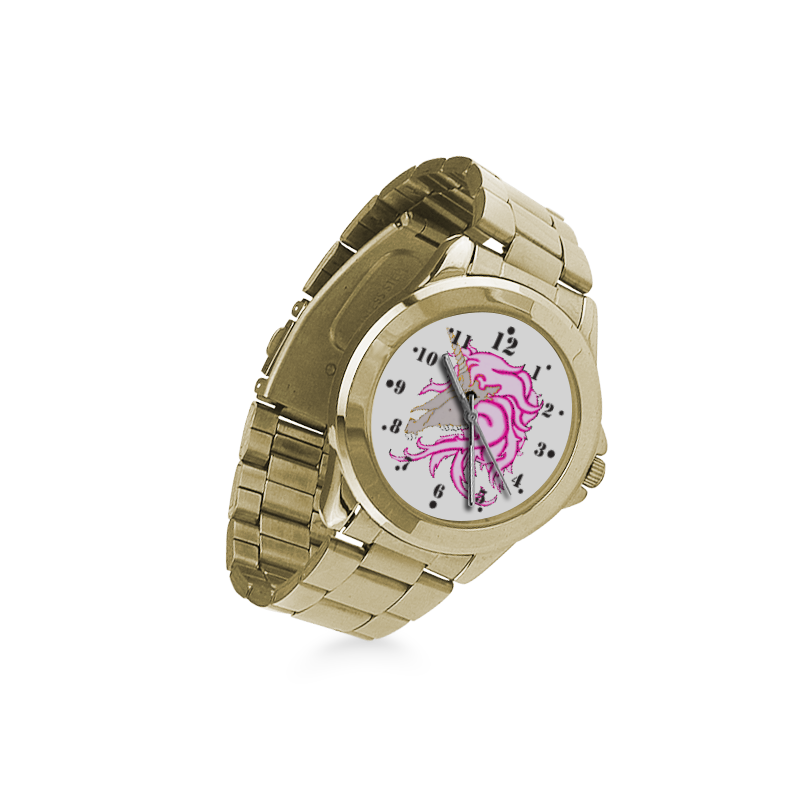 Unicorn Skull Custom Gilt Watch(Model 101)