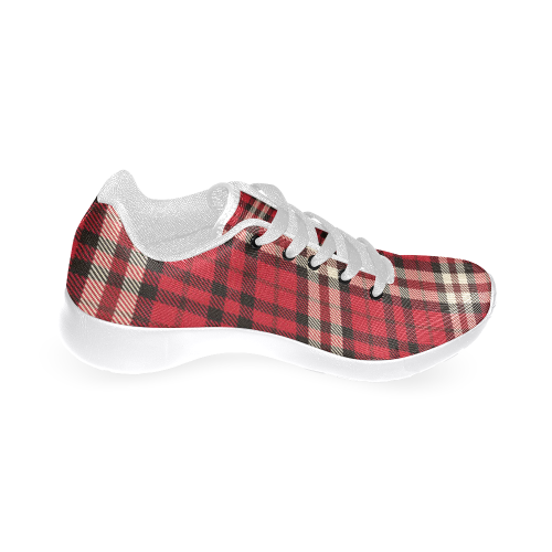 stripe red Women's Running Shoes/Large Size (Model 020)