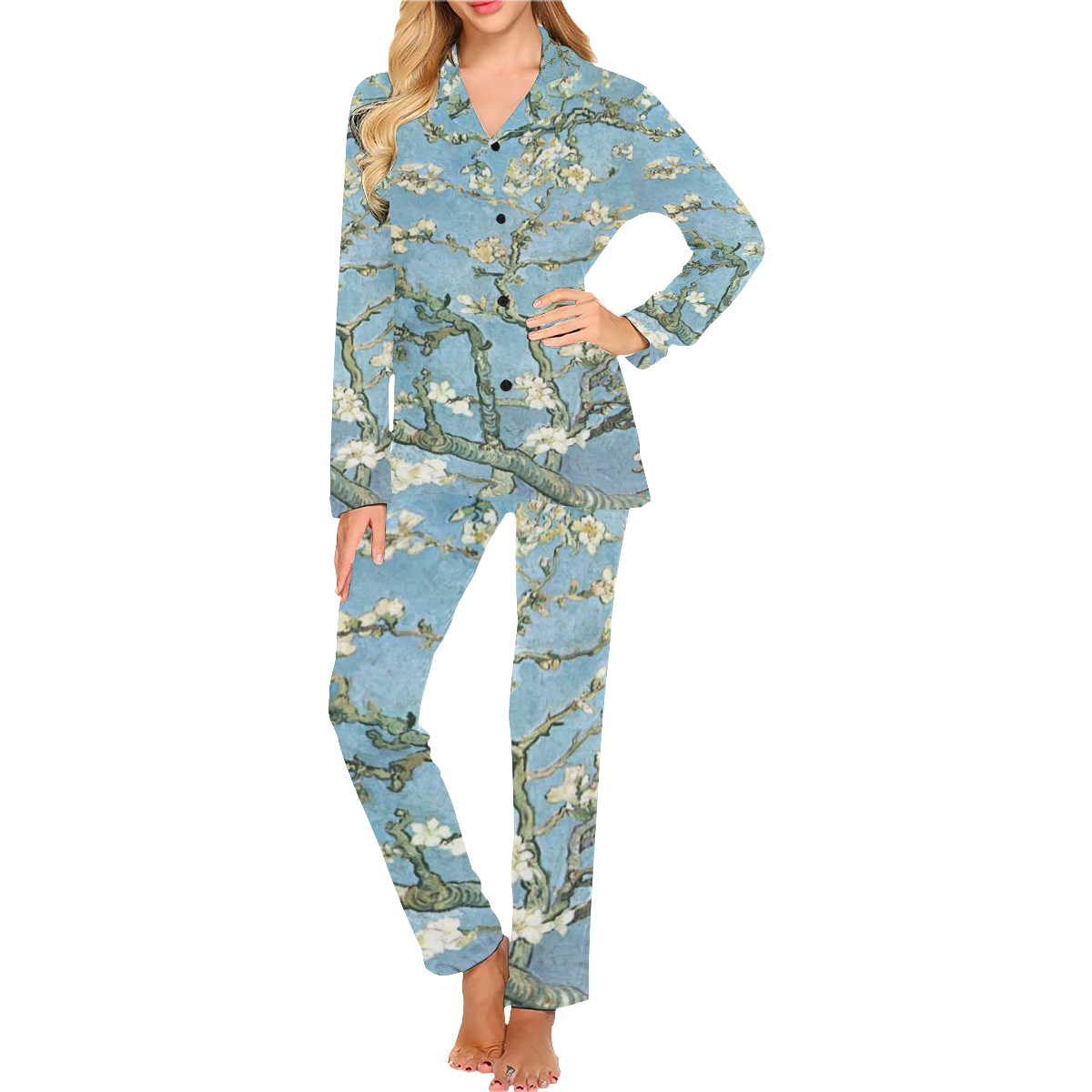 4220 Women's Long Pajama Set