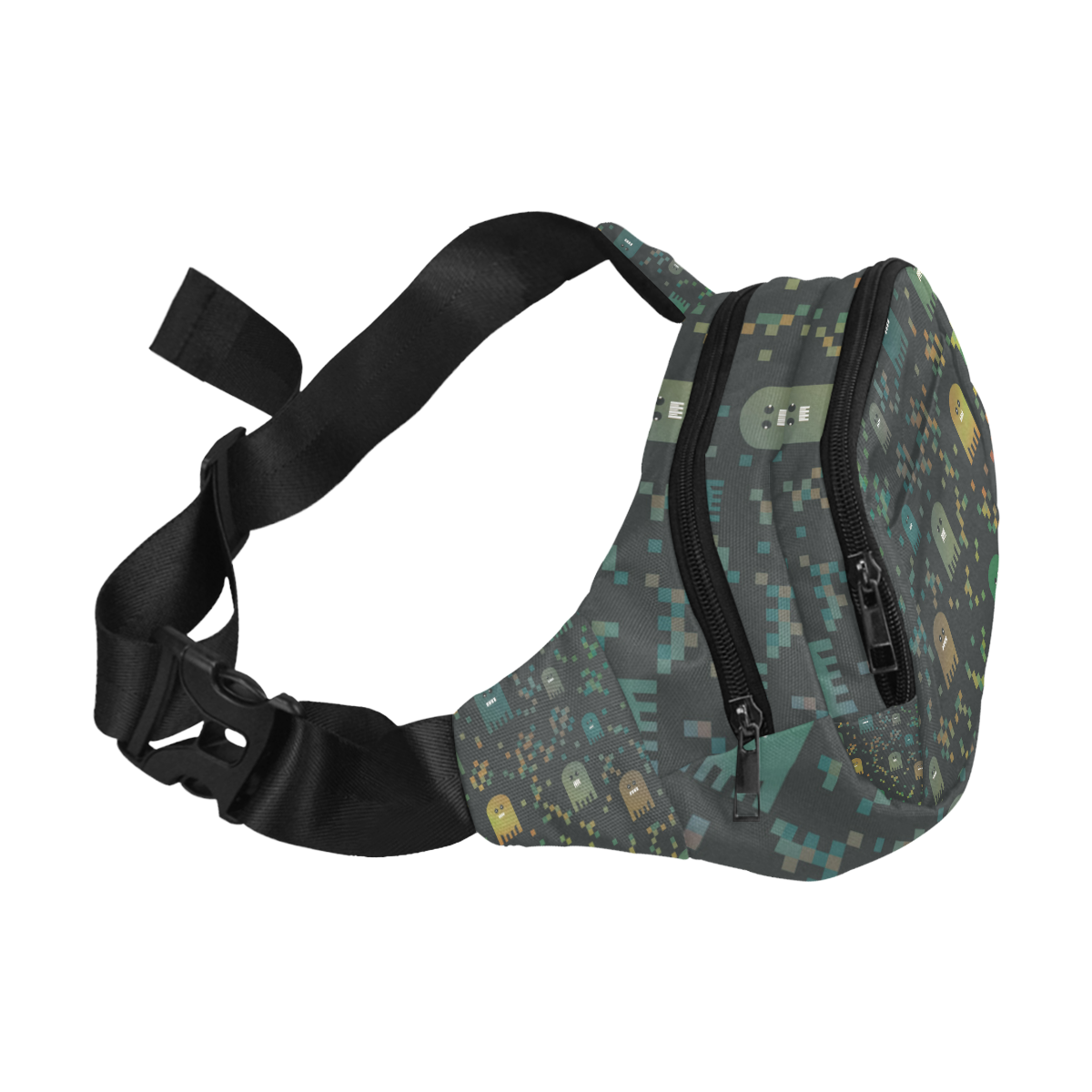 Pac Video Game Men Fanny Pack/Small (Model 1677)