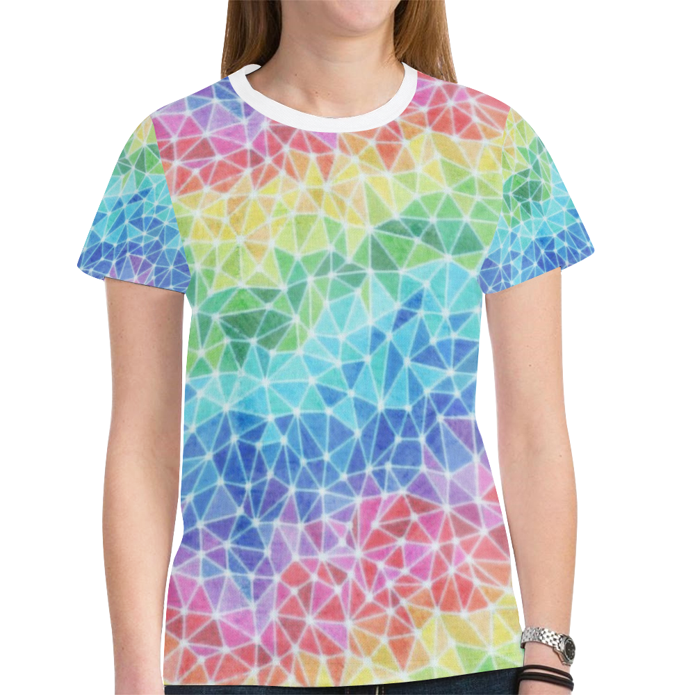 Brain Waves New All Over Print T-shirt for Women (Model T45)
