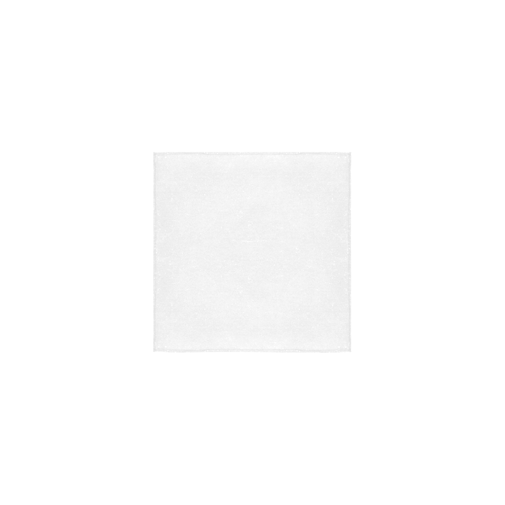 Silver blue polka dots Square Towel 13“x13”
