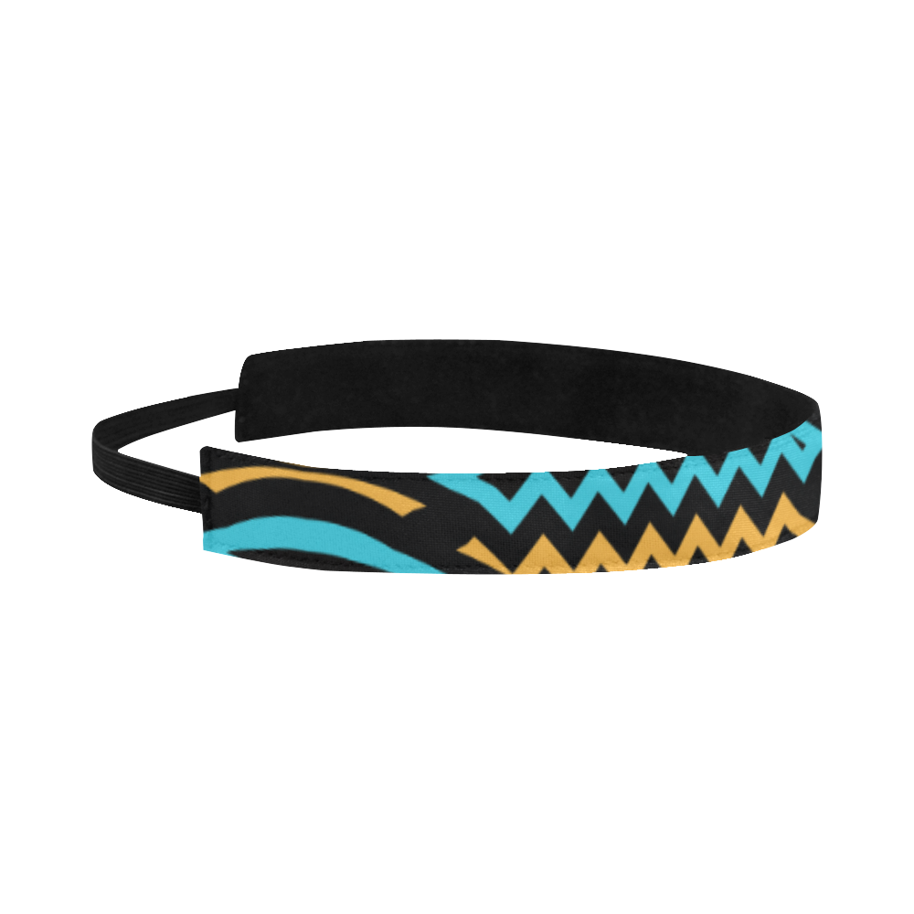Shapes on a black background Sports Headband