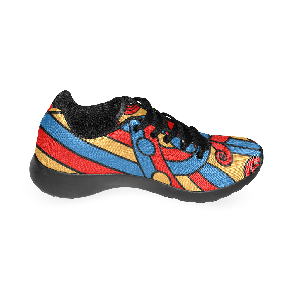 Aztec Maasai Lion Tribal Men’s Running Shoes (Model 020)
