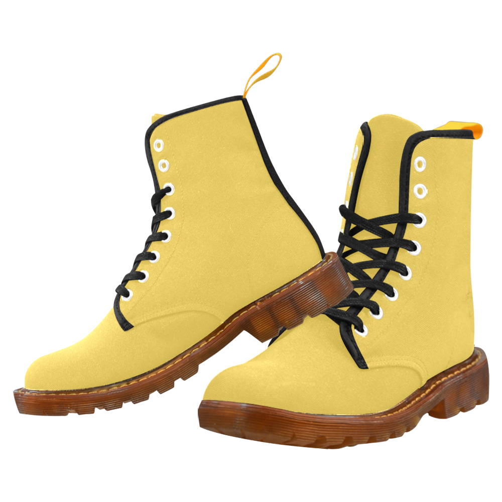 color mustard Martin Boots For Men Model 1203H