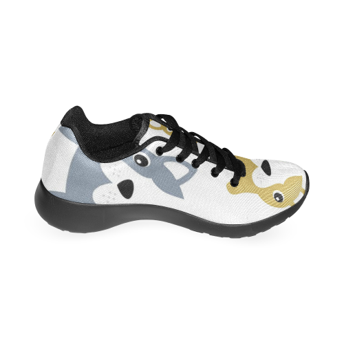 Cute doggies / buldogs shoes Men's Running Shoes/Large Size (Model 020)