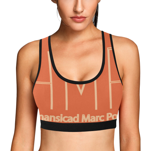 8C HMP Humansicad Marc Powers Women's All Over Print Sports Bra (Model T52)