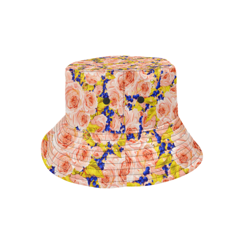 Rose Flower All Over Print Bucket Hat