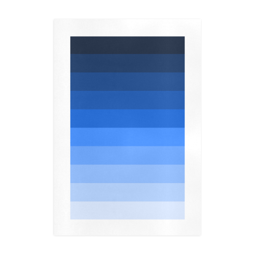 Blue stripes Art Print 19‘’x28‘’