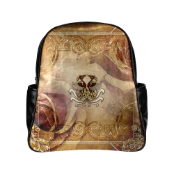Fantasy birds Multi-Pockets Backpack (Model 1636)