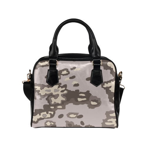 Dust-color camoflage Shoulder Handbag (Model 1634)