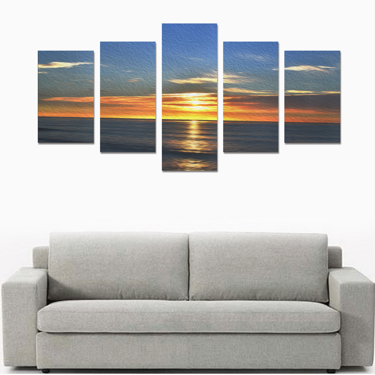 Sunrise Canvas Print Sets C (No Frame)