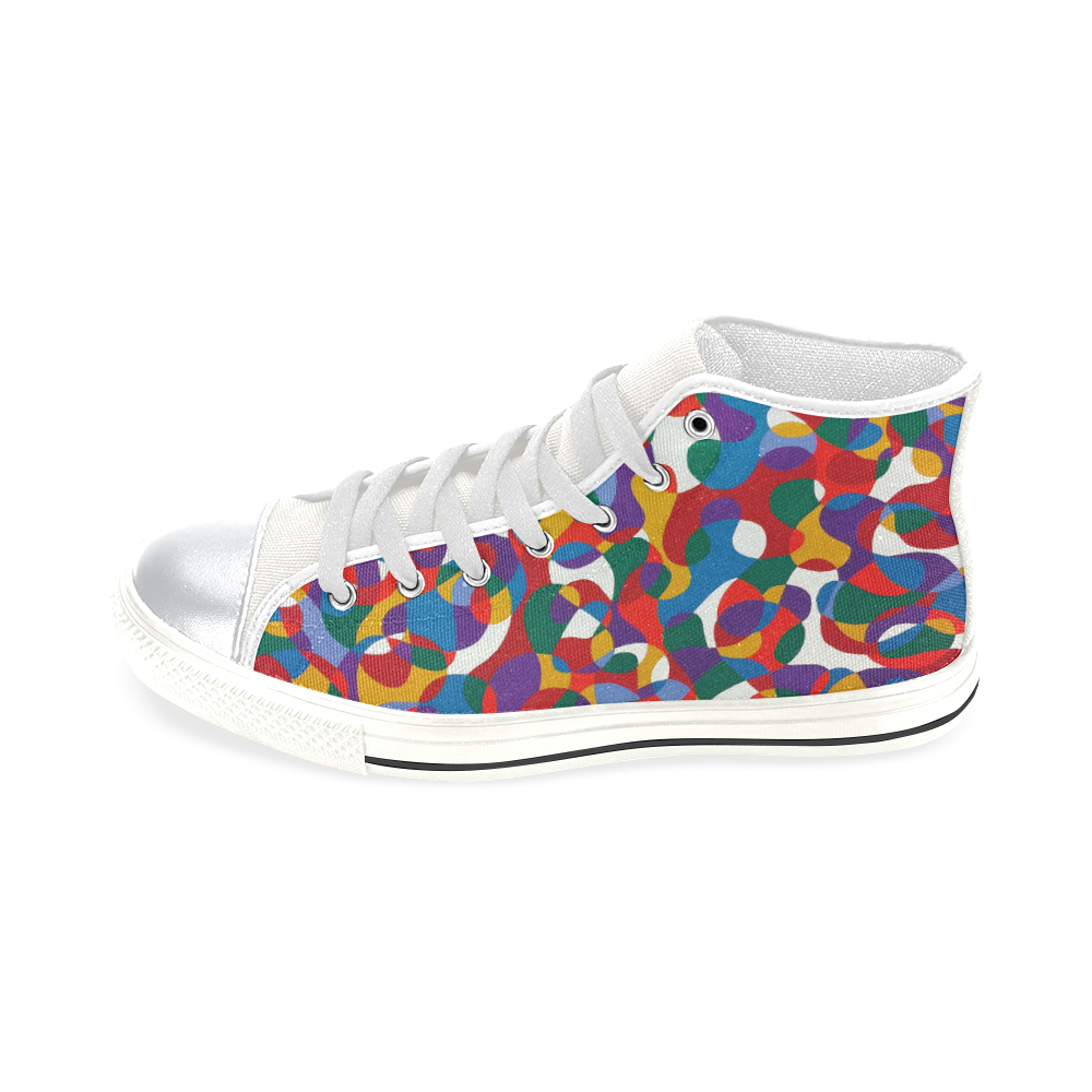 Michelle High Top Canvas Shoes for Kid (Model 017)