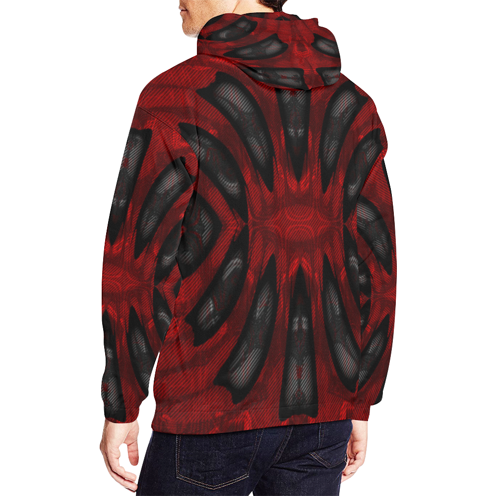 8000  EKPAH 26 low sml All Over Print Hoodie for Men/Large Size (USA Size) (Model H13)