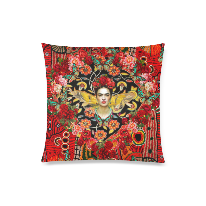 Frida Kahlo Bohemian Renaissance Custom Zippered Pillow Case 20"x20"(Twin Sides)