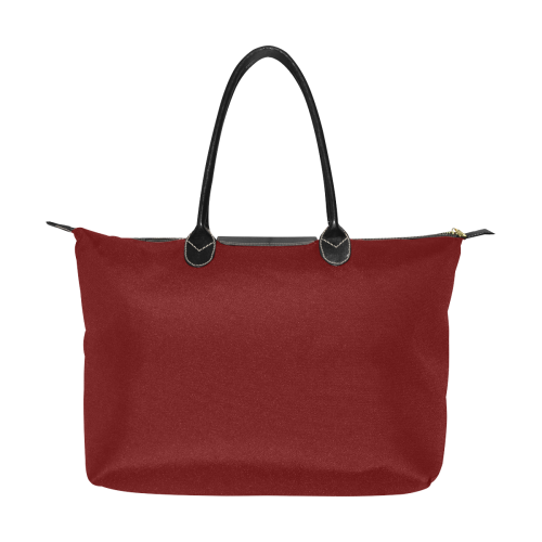 color blood red Single-Shoulder Lady Handbag (Model 1714)