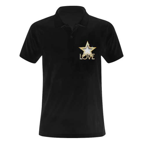 Golf StarLove Men's Polo Shirt (Model T24)