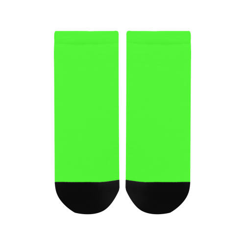 color neon green Women's Ankle Socks