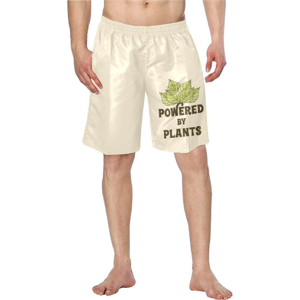 Powered by Plants (vegan) Men's Swim Trunk/Large Size (Model L21)