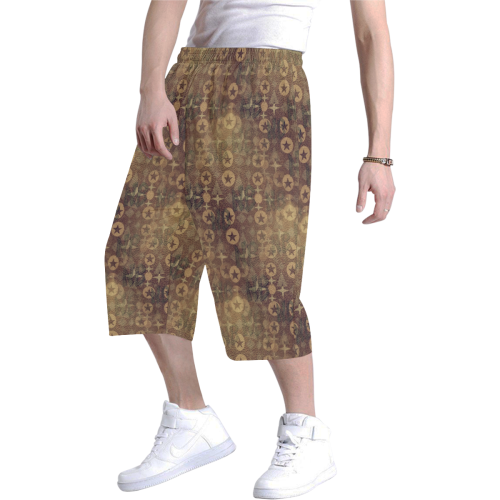 NB Pattern by Nico Bielow Men's All Over Print Baggy Shorts (Model L37)