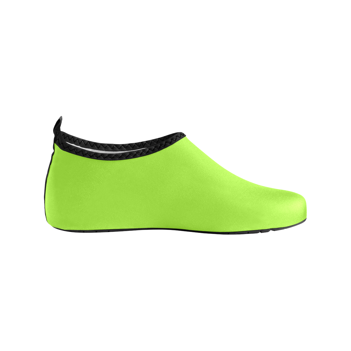 color green yellow Women's Slip-On Water Shoes (Model 056)