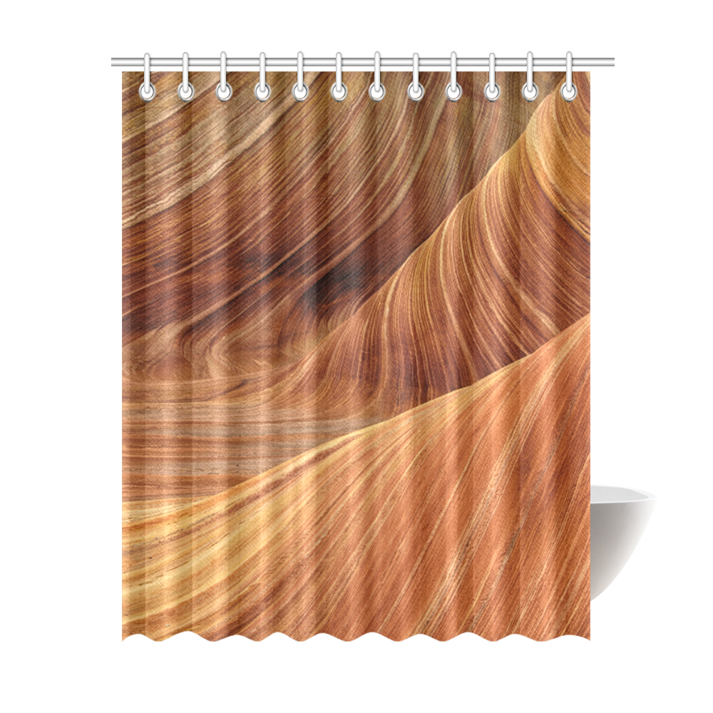 Sandstone Shower Curtain 69"x84"
