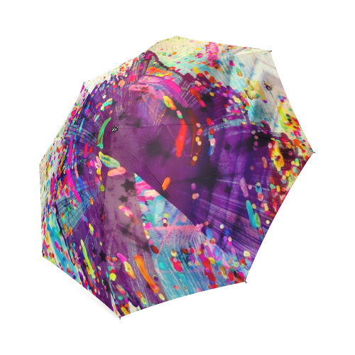 Paint Popart by Nico Bielow Foldable Umbrella (Model U01)