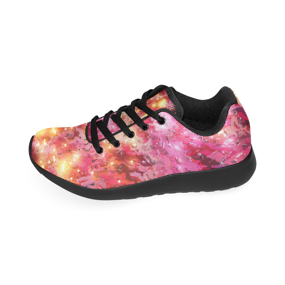 Sparkling Pink by Jera Nour Women's Running Shoes/Large Size (Model 020)